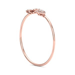 Load image into Gallery viewer, Cuff bracelet in rose gold with white diamonds of 0.49 ct in weight