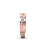 Load image into Gallery viewer, Beautiful Ring in rose gold with white diamonds of 0.22 ct in weight