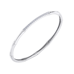 Load image into Gallery viewer, Classic bracelet in yellow gold with white diamonds of 2.40 ct in weight