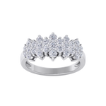 Load image into Gallery viewer, Beautiful ring in yellow gold with white diamonds of 1.16 ct in weight