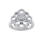 Load image into Gallery viewer, Diamond ring in rose gold with white diamonds of 0.53 ct in weight