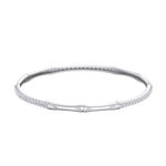 Load image into Gallery viewer, Classic bracelet in rose gold with white diamonds of 2.40 ct in weight