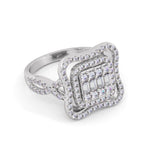 Load image into Gallery viewer, Fashion ring in white gold with white diamonds of 0.67 ct in weight