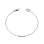 Load image into Gallery viewer, Cuff bracelet in white gold with white diamonds of 0.52 ct in weight