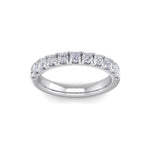 Load image into Gallery viewer, Pavé diamond ring in white gold with medium sized white diamonds of 1.01 ct in weight
