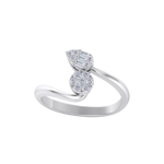 Load image into Gallery viewer, Beautiful ring in rose gold with white diamonds of 0.23 ct in weight