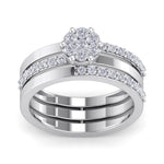 Load image into Gallery viewer, Beautiful ring in white gold with white diamonds of 0.64 ct in weight