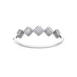 Load image into Gallery viewer, Diamond bangle in rose gold with white diamonds of 2.78 ct in weight