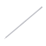 Load image into Gallery viewer, Tennis bracelet in white gold with white diamonds of 3.65 ct in weight