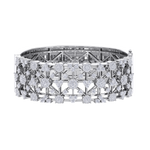 Load image into Gallery viewer, Diamond bangle in rose gold with white diamonds of 6.21 ct in weight