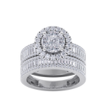 Load image into Gallery viewer, Diamond ring in white gold with white diamonds of 2.57 ct in weight