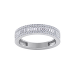 Load image into Gallery viewer, Eternity band in white gold with white diamonds of 0.78 ct in weight