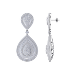 Load image into Gallery viewer, Diamond chandelier earrings in white gold with white diamonds of 8.15 ct in weight
