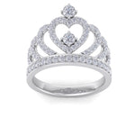 Load image into Gallery viewer, Beautiful Ring in yellow gold with white diamonds of 0.96 ct in weight