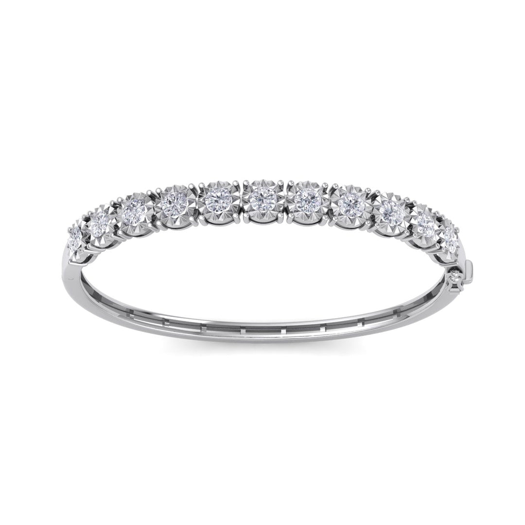 Diamond bracelet in yellow gold with white diamonds of 3.30 ct in weight