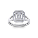 Load image into Gallery viewer, Beautiful Ring in rose gold with white diamonds of 0.39 ct in weight