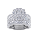 Load image into Gallery viewer, Beautiful Diamond ring in rose gold with white diamonds of 2.74 ct in weight