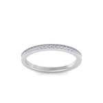 Load image into Gallery viewer, Diamond ring in rose gold with white diamonds of 0.15 ct in weight