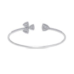 Load image into Gallery viewer, Cuff bracelet in rose gold with white diamonds of 0.53 ct in weight