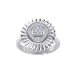 Load image into Gallery viewer, Diamond ring in white gold with white diamonds of 0.23 ct in weight