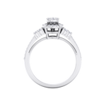 Load image into Gallery viewer, Diamond ring in white gold with white diamonds of 0.40 ct in weight