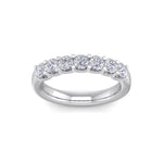 Load image into Gallery viewer, Pavé diamond ring in white gold with white diamonds of 1.10 ct in weight