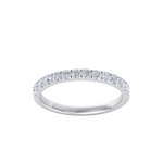 Load image into Gallery viewer, Classic Wedding band in rose gold with white diamonds of 0.49 ct in weight