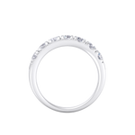 Load image into Gallery viewer, Classic Wedding band in yellow gold with white diamonds of 1.16 ct in weight