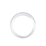 Load image into Gallery viewer, Eternity band in white gold with white diamonds of 0.78 ct in weight