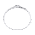 Load image into Gallery viewer, Diamond bangle in rose gold with white diamonds of 3.26 ct in weight