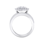 Load image into Gallery viewer, Diamond ring in rose gold with white diamonds of 2.57 ct in weight