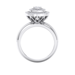 Load image into Gallery viewer, Diamond ring in white gold with white diamonds of 0.33 ct in weight