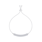 Load image into Gallery viewer, Diamond bar bolo necklace in rose gold with white diamonds of 0.93 ct in weight