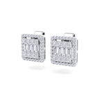 Load image into Gallery viewer, Beautiful Earrings in white gold with white diamonds of 0.65 ct in weight