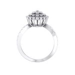 Load image into Gallery viewer, Diamond ring in yellow gold with white diamonds of 0.33 ct in weight