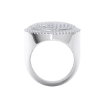 Load image into Gallery viewer, Heart diamond ring in white gold with white diamonds of 1.50 ct in weight