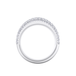 Load image into Gallery viewer, Diamond ring in rose gold with white diamonds of 0.85 ct in weight