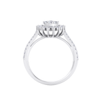 Load image into Gallery viewer, Beautiful ring in rose gold with white diamonds of 0.74 ct in weight