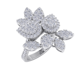 Load image into Gallery viewer, Diamond ring in white gold with white diamonds of 1.76 ct in weight
