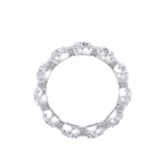 Load image into Gallery viewer, Eternity ring in yellow gold with white diamonds of 3.45 ct in weight