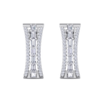 Load image into Gallery viewer, Diamond earrings in white gold with white diamonds of 1.13 ct in weight