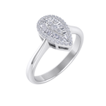 Load image into Gallery viewer, Diamond ring in yellow gold with white diamonds of 0.39 ct in weight