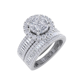 Load image into Gallery viewer, Diamond ring in yellow gold with white diamonds of 2.57 ct in weight