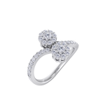 Load image into Gallery viewer, Diamond ring in white gold with white diamonds of 0.53 ct in weight
