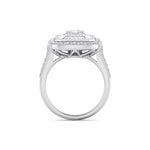 Load image into Gallery viewer, Beautiful Ring in yellow gold with white diamonds of 3.07 ct in weight