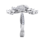 Load image into Gallery viewer, Diamond ring in white gold with white diamonds of 1.76 ct in weight