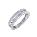 Load image into Gallery viewer, Eternity band in yellow gold with white diamonds of 0.78 ct in weight