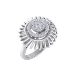 Load image into Gallery viewer, Diamond ring in white gold with white diamonds of 0.23 ct in weight