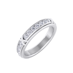 Load image into Gallery viewer, Diamond ring in white gold with white diamonds of 0.84 ct in weight
