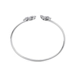Load image into Gallery viewer, Cuff bracelet in rose gold with white diamonds of 0.65 ct in weight